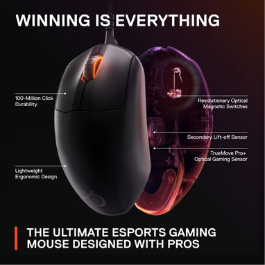 🎮 MOUSE GAMING INALAMBRICO STEELSERIES PRIME ESPORTS 18K CPI, ULTRALIGERO, SENSOR PRO – ENVÍO DISPONIBLE + GARANTIA - Img 108152546