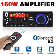 MP3 con Amplificador 80W por canal (160W). USB, Radio, MicroSD, Bluetooth 5.0. Reproductor para carro, moto, triciclo!!! - Img 45835763