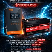 INVERSOR POWMR 4000W + BATERÍA DUMFUME 25.6V 100AH - Img 58045345