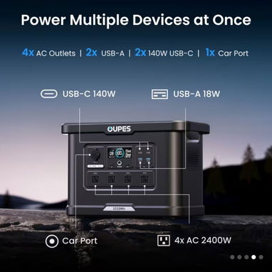 ⚡ OUPES – ENERGÍA DE ALTA GAMA PARA EXIGENTES 🔋 / MEGA 1 LITE vs EXODUS 2400 - 7/9