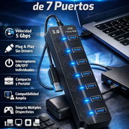 Hub USB 3.0 – 7 Puertos con Interruptores - Img 56157567