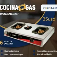 Cocina de gas 3 hornillas - Img 54608225