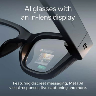 Gafas Ray-Ban META DISPLAY AI de alta calidad, color negro, talla GRANDE / Banda neuronal - Img 125451757