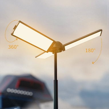 Lámpara Linterna LED Telescópica Wason 1000 Lúmenes Recargable y Regulable con Soporte - 3/6