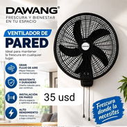 Ventilador de pared dawang 35 usd - Img 58005867
