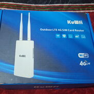 Routers 4G KuwFi( se puede poner SIM 4G)..tiene puerto WAN/LAN..cañonn..Impermeable..se puede poner en exteriores.. - Img 45539424