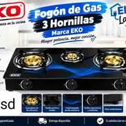 Fogón de gas con 3 hornillas - Img 57861608