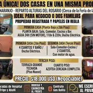 ***VENTA DE DOS CASAS EN UNA MISMA PROPIEDAD, NEGOCIABLE *** - Img 55437759