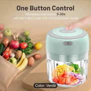 Mini picadora de especias y alimentos recargable - Img 55818677