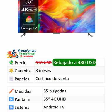 ✨️VENTA DE TELEVISORES DE 32, 43 Y 55 PULGADAS ✨️ - Img 124873327