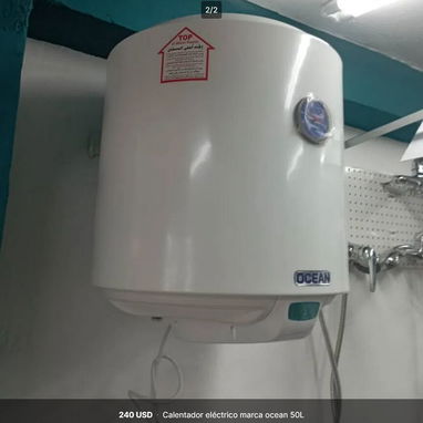 Calentador de Agua 50 litros 220v  Marca Ocean Precio $230 USD transporte incluido Garantia y factura - Img 120336547