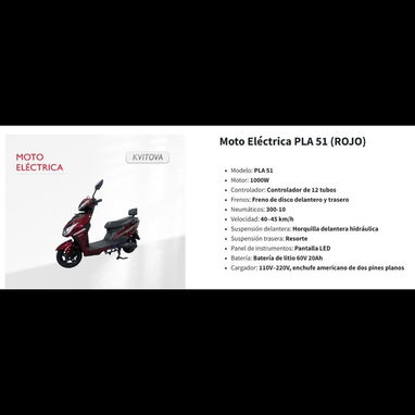 Moto electrica nueva. 0 km. - Img 121418186