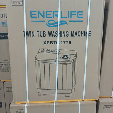 LAVADORA SEMIAUTOMÁTICA ENERLIFE 7KG. ENTREGA DE FACTURA. VARIEDAD DE ELECTRODOMÉSTICOS, CELULARES, ETC - Img 115286518