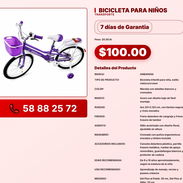 BICICLETA PARA NIÑOS . - Img 57728811
