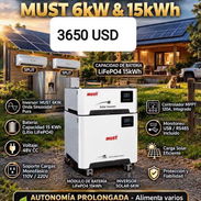 Inversor solar híbrido Must todo en uno de 6kw con 15kw de respaldo en 3650 USD con garantía y mensajería gratis - Img 58038145