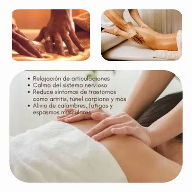 El masaje relajante es una técnica terapéutica que se enfoca en aliviar la tensión muscular y promover un estado de bie - Img 123357247