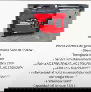 Planta Eléctrica Silenciosa 3300w SACO - Img 50096540