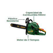 🪚 Motosierra 18" 1.8 kW 46CC - JADEVER JDGC1552 - Img 57447102