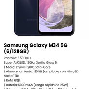 Samsung Galaxy M34 5G (6/128GB). Nuevo a estrenar - Img 50516472
