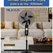 ✨💨 VENTILADOR 16” RECARGABLE CON LÁMPARA - Img 54410558