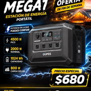 Rebaja especial. Estación de energía portátil oupes mega1 - Img 56941131