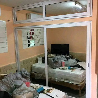 Puertas para cuartos ,alumino e cristal - Img 122572177