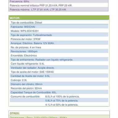 ⚡ GRUPO ELECTRÓGENO TRIFÁSICO 25 kW ⚡ - 2/2