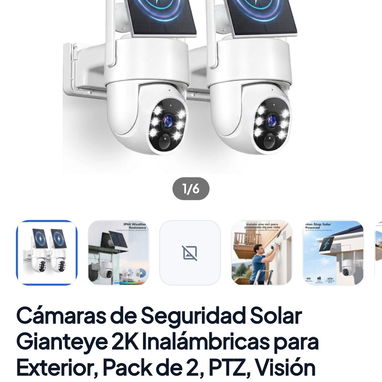 Cámaras de Seguridad con paneles solares - 7/8