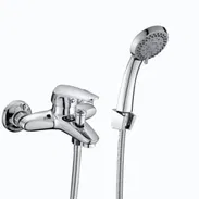 Mescladora de ducha de dos tiros nueva con todos sus accesorios en 35USD - Img 55273641