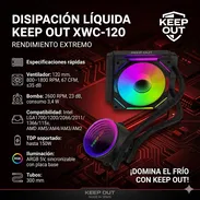 🖥️🗝️Disipacion Liquida Keep Out 120 ARGB - 💲65 USD🎷 - Img 55156522
