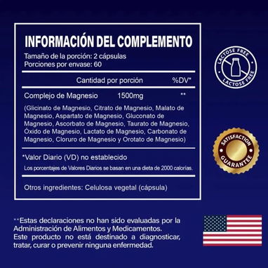 ✨ MAGNESIUM 12-IN-1 COMPLEX ✨ 💊 12 tipos de magnesio en una fórmula  ¿Buscas complementar tu alimentación con magnesio? - 2/3