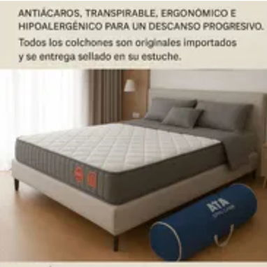 Colchones importados y sellados al vacío semi ortopedicos disponibles para su entrega - Img 119530073
