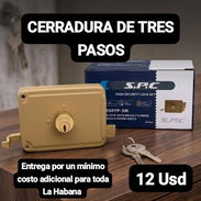 CERRADURA DE TRES  PASOS, Entrega por un mínimo costo adicional para toda La Habana - Img 55504176