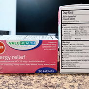 Difenidramina Antihistamínicos para Alergias de 25mg (36 tabletas) - Img 53293258