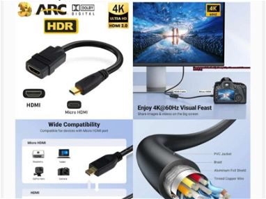 Cable Micro HDMI 4K 60Hz - Img main-image-45707805