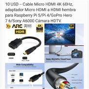 Cable Micro HDMI 4K 60Hz - Img 45644970