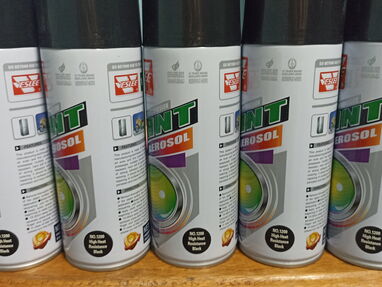 Spray premium de alta temperatura de color gris plateado 450 ml //// ver dentro - Img 49588496