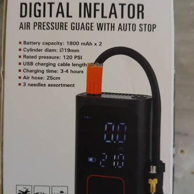 ✨ ¡Compresor de aire portátil BUWEI disponible! ✨🚗  ¿Un neumático bajo en el peor momento? Con este compresor lo soluci - Img 124431551
