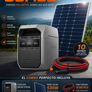 ECOFLOW DELTA 3 PLUS + 1 PANEL SOLAR 530W BIFACIAL - Img 56670945