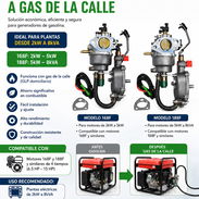 Carburador a Gas de la calle Kit de Conversión 2Kw a 8Kw - Img 56659541