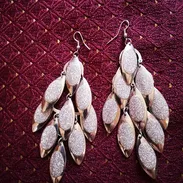 aretes colgantes plateados - Img 52284427