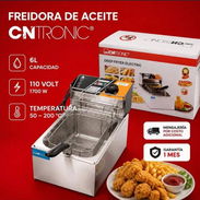 Freidora de aceite CNTRONIC 6L 110 volt 1700 w Temperatura 50 ~ 200 °c Mensajería por costo adicional Gara - Img 56566953