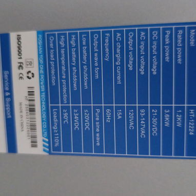 Inversor cargador de 1200W onda pura 24v - Img 122740077