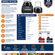 🔥 ¡LICUADORA 2 EN 1 PRO KITCHEN POR SOLO $30USD! VPT🔥A01 - Img 57505322