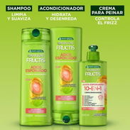 Set Garnier Anti-frizz, para Cabellos Esponjados. Shampoo, Acondicionador y Crema de Peinar - Img 56533832