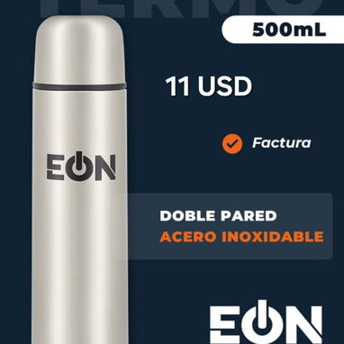 Termos de acero inoxidable y doble pared de 350 ml y de 500 ml - 2/2