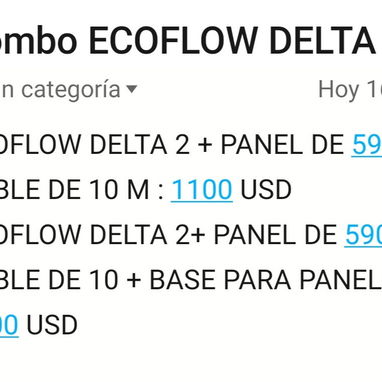 Ecoflow, panel solar y combos, somos de la Habana. Contactar al WhatsApp 51170866. - Img 119519590