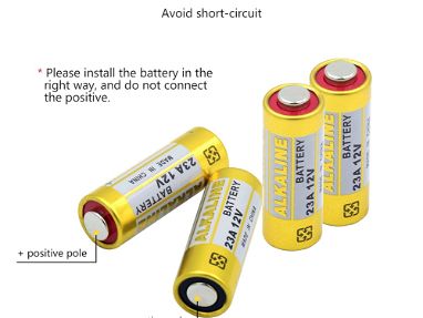⚡️⚡️⚡️ Bateria 12 Volt 23 A - Alkalina ⚡️ Para Timbres - Alarmar - Juguetes  ~ etc ⚡️⚡️⚡️ 58872360 - Img main-image