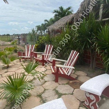 RENTA hostal de 3 habitaciones y piscina en PLAYA SANTA LUCIA, CAMAGÜEY con Qba Hostin 360 - 10/10