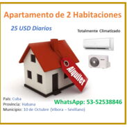 Rentamos Apartamento de 2 Habitaciones Climatizadas en Vibora/Sevillano - Img 45341297